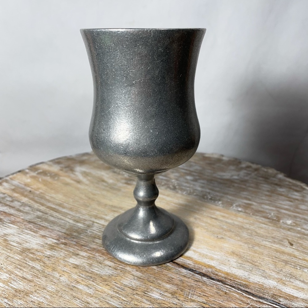 CARSON Pewter THISTLE Shape 6" WINE GOBLET